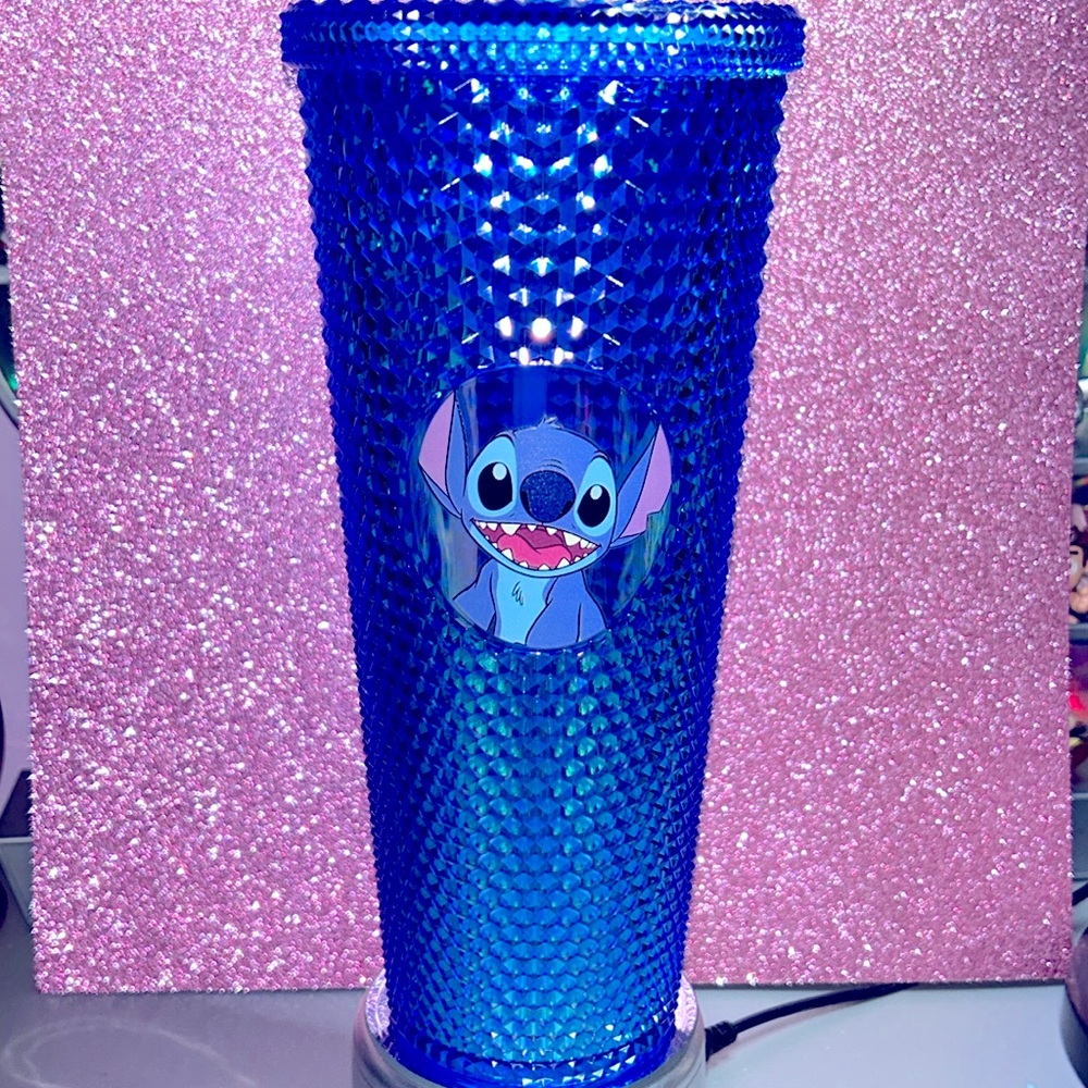Disney Bioworld Stitch Studded Tumbler